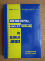 Mic dictionar englez-roman de termeni juridici