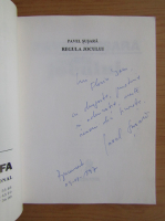 Pavel Susara - Regula Jocului (cu autograful autorului)