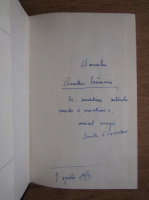 Perpessicius - Opere (volumul 5, cu autograful lui Dumitru D. Panaitescu)
