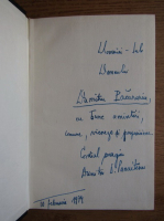 Perpessicius - Opere (volumul 6, cu autograful lui Dumitru D. Panaitescu)