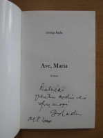 Radu George - Ave, Maria (cu autograful autorului)