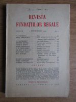 Revista Fundatiei Regale, Anul II, nr. 9, 1935