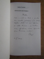 Stefan Cazimir - Potcoave de purici (cu autograful autorului)