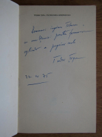 Tudor Topa - Incercarea scriitorului (cu autograful autorului)