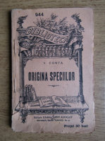 Vasile Conta - Originea speciilor (1900)