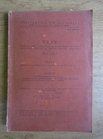 Gh. I. Barca - Teze prezentate facultatii de agronomie pentru obtinerea titlului de doctor inginer agronom (1947)