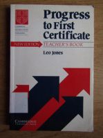 Leo Jones - Progress to First Certificate