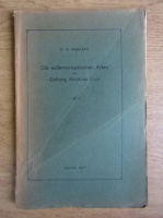 M. Gusuleac - Die aubereuropaischen Arten der Gattung Anchusa Linne (1927)