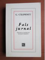 Anticariat: George Calinescu - Fals jurnal