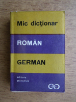 Anticariat: Mic dictionar roman-german