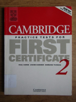 Paul Carne, Louise Hashemi - Cambridge practice tests for first certificate 2