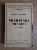 Alfred de Musset - Premieres poesies (1934)