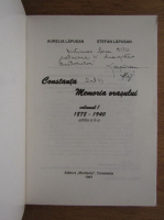 Aurelia Lapusan - Constanta. Memoria orasului (volumul 1, cu autograful autoarei)