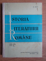 D. Micu - Istoria literaturii romane (volumul 2)