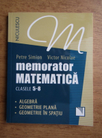 Petre Simion - Memorator matematica, clasele 5-8