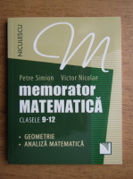 Petre Simion - Memorator matematica, clasele 9-12, geometrie 