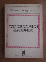 Wilhelm Georg Berger - Dimensiuni modale