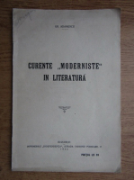 Gh. Adamescu - Curente moderniste in literatura