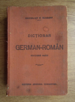 Maximilian W. Schroff - Dictionar german-roman (1916)