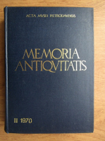 Memoria antiquitatis (volumul 2, 1970)
