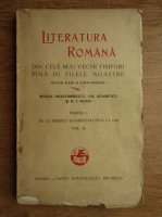 Mihail Dragomirescu - Literatura romana din cele mai vechi timpuri pana in zilele noastre (volumul 2, 1931)