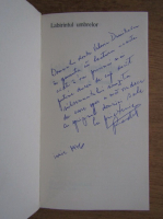 Petru Rado - Labirintul umbrelor (cu autograful autorului)