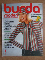 Revista Burda, nr. 1, ianuarie 1974