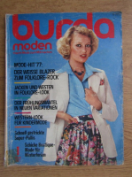 Revista Burda, nr. 1, ianuarie 1977