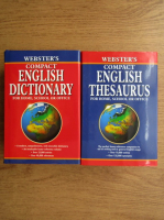 Webster's compact english dictionary and thesaurus for home, school or office (2 volume)