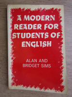 Alan Sims - A modern reader for students of english