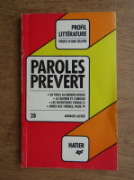 Arnaud Laster - Paroles Prevert
