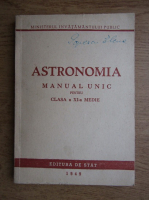 Astronomia. Manual unic pentru clasa a XI-a medie