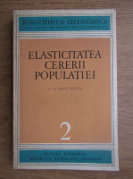 M. C. Demetrescu - Elasticitatea cererii populatiei 