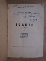 Peioan Rohan - Scaete (circa 1940, cu autograful autorului)