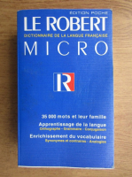Alain Rey - Le Robert, dictionnaire de la langue francaise micro