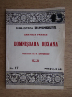 Anatole France - Domnisoara Roxana