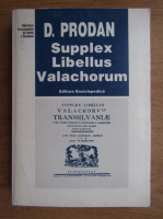 David Prodan - Supplex libellus valachorum