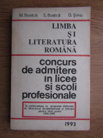 M. Bulboaca - Limba si literatura romana, Congres de admitere in licee si scoli profesionale