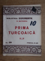N. Batzaria - Prima turcoaica (1930)