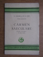 D. Anghel, O. Iosif - Carmen Saeculare. Poem istoric in doua parti (1929)