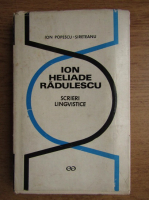 Ion Heliade Radulescu - Scrieri lingvistice