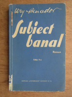 Ury Benador - Subiect banal (1935 )