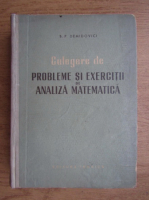 B. P. Demidovici - Culegere de probleme si exercitii de analiza matematica