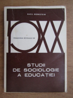 Anticariat: Basil Bernstein - Studii de sociologie a educatiei