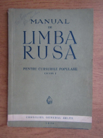 Manual de limba rusa pentru cursurile populare. Ciclul 1