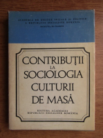 Mihail Cernea - Contributii la sociologia culturii de masa
