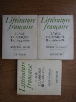 Pierre Clarac - Litterature francaise (3 volume)