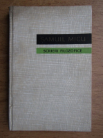 Samuil Micu - Scrieri filozofice