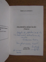 Mircea M. Ionescu - Filozofia bascaliei (cu autograful autorului)