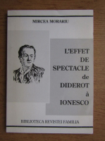 Mircea Morariu - L'effet de spectacle de Diderot a Ionesco